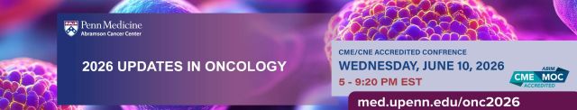 Updates in Oncology 2026: With Proceedings from International Medical Meetings Banner
